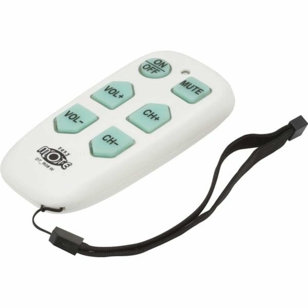Direct Tech Easy Mote White Universal TV Remote Pack Of 5, 5PK DT-RO8WC-5 - main